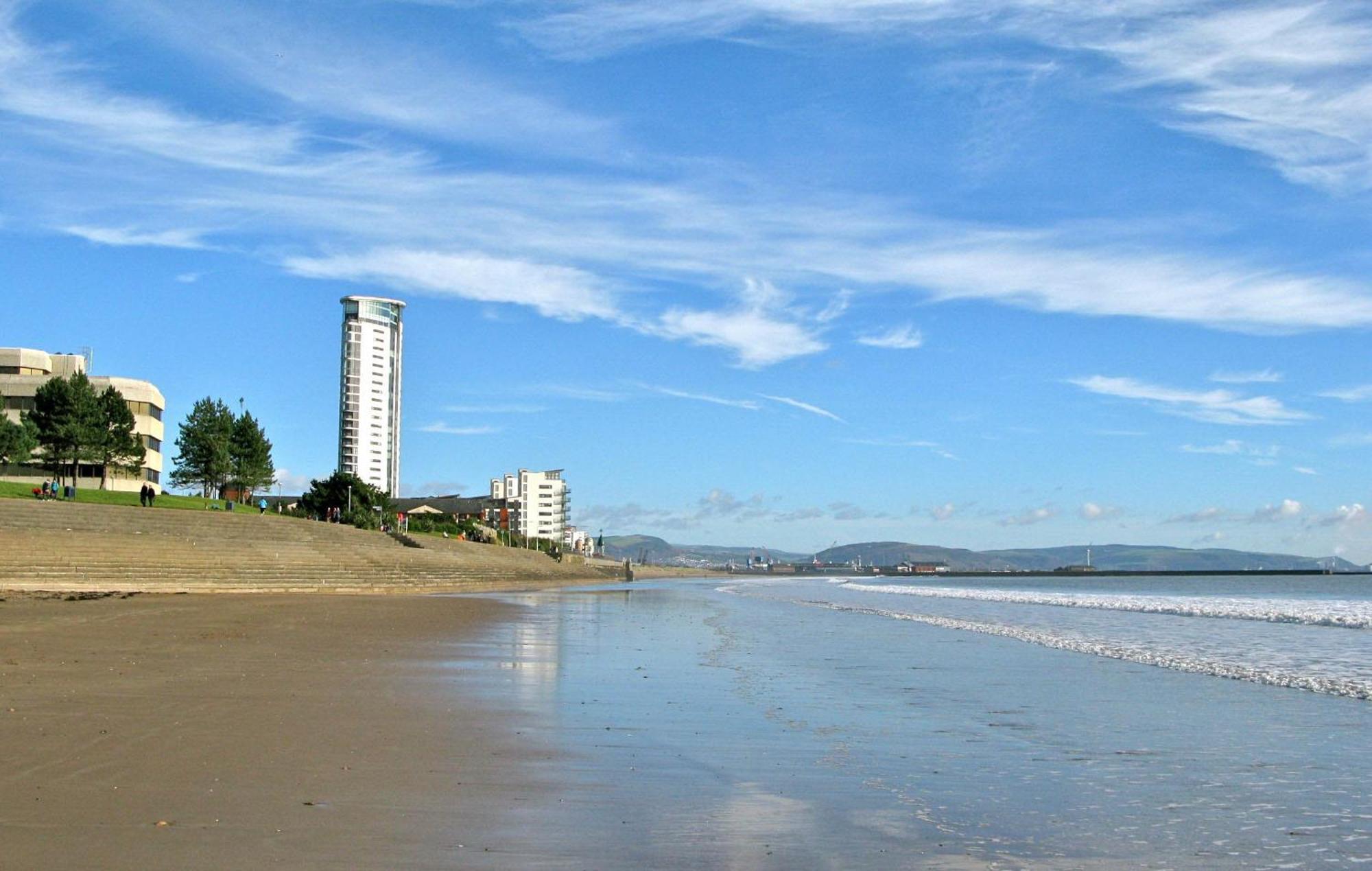 Coastline Apt Nearby The Beach Swansea Exteriér fotografie